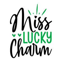 Miss Lucky Charm SVG