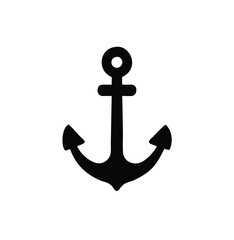 A anchor vector silhouette