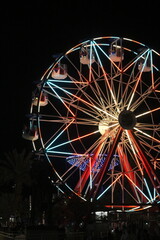 ferris wheel in the night