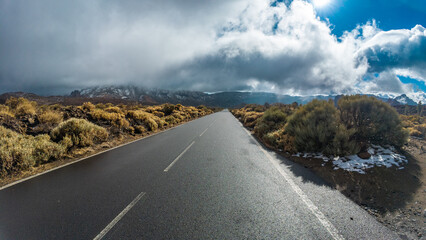 Teneryfa - droga na Teide © Wojciech