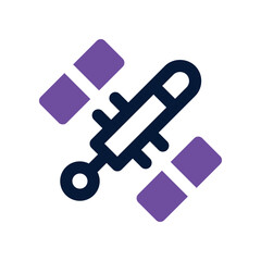 satellite icon. vector dual tone icon for your website, mobile, presentation, and logo design.