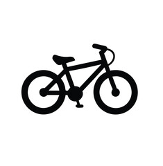 Fototapeta premium A bicycle vector silhouette