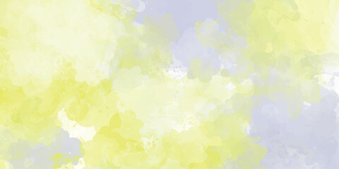 Beautiful and light color colorful background, web design and for making painting abstract watercolor background with pink and yellow color 