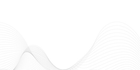 Abstract grey smooth element swoosh speed wave modern stream background. Abstract wave line for brochure, flyer, banner, template, wallpaper background with wave design. Abstract business wave lines.