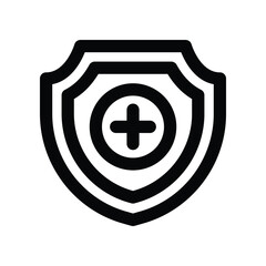 Obraz premium medical insurance icon. vector line icon for your website, mobile, presentation, and logo design.