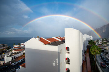 Two Rainbows on Tenerife © Wojciech