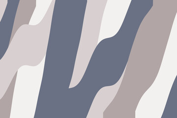 Blue brown beige doodle abstract background. Illustration for banner, poster, card