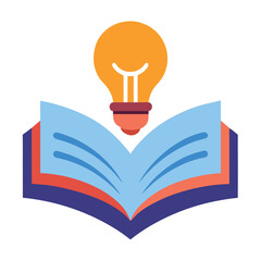 open book and bulb