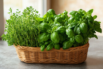 Naklejka premium Generative AI picture of healthy eating, and eco-friendly gardening