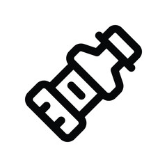 bottle icon. vector line icon for your website, mobile, presentation, and logo design.