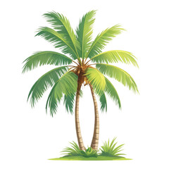palm tree with transparent background PNG and JPEG image	