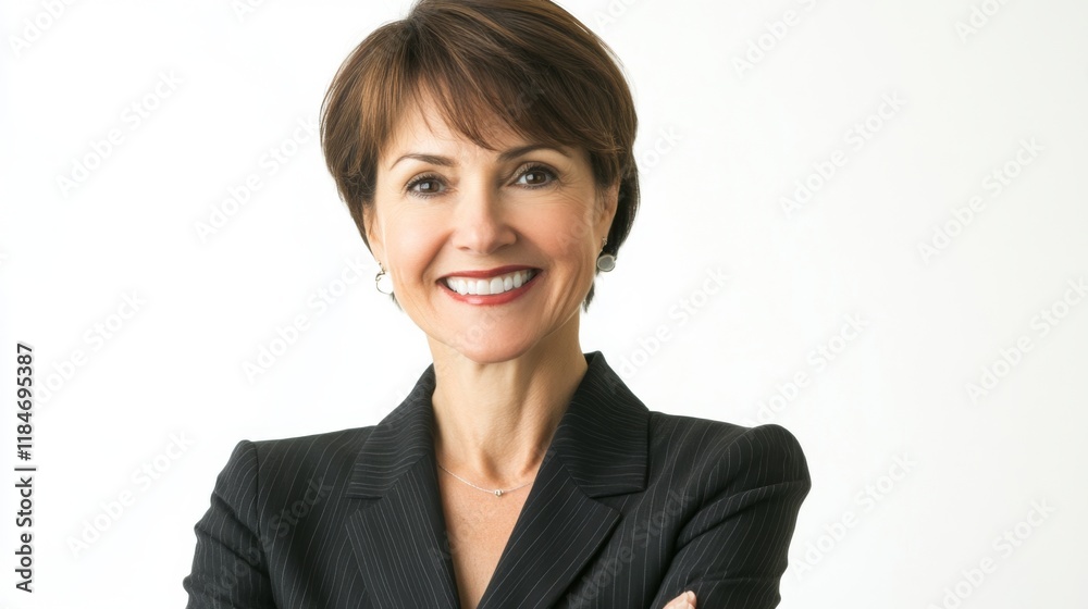 Canvas Prints Successful Business Woman Portrait