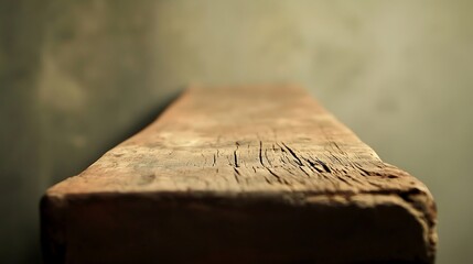 Rustic Weathered Wood Plank: A Warm, Textured Image