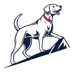 Minimalist Dog Logo Silhouette Perfect Vector Design on Transparent Backgrounds