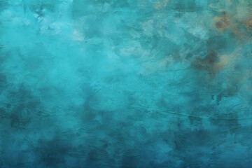 Turquoise background.