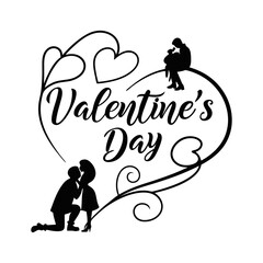Whispered Affection Silhouette Valentine Designs"