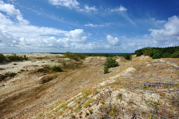 view of the Curonian Spit
