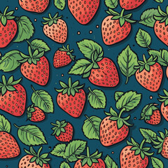 strawberry vector art for design needs 
