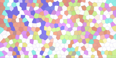 Abstract Seamless Multicolor Quartz Crystal Pixel Diagram Background. Modern design poster and cover template. Multicolor Pastel colors stone tile pattern design.  Mosaic pattern light elegant marble 