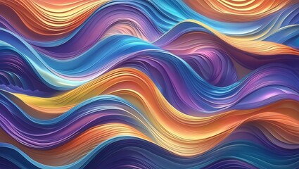 Obraz premium abstract background with lines, colorful wave background , glowing wave background