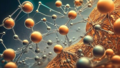 abstract molecular structure pattern medical background graphic resource