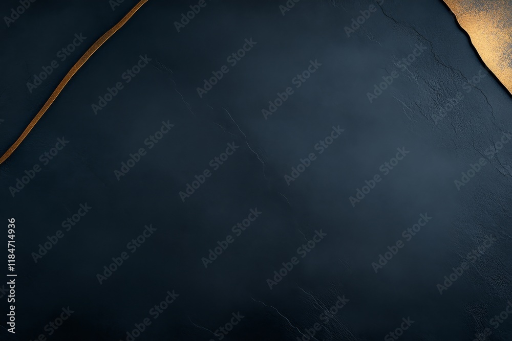 Poster A striking black and gold gradient background showcases metallic textures and glowing diagonal lines, creating an ideal space for promotional messaging on the right side