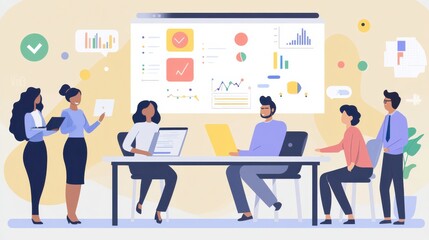 Modern Office Engagement Strategies with Visual Data