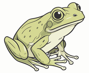 High-Quality Frog Close-Up: Perfect for AI Design, Art Inspiration, and Nature Projects.