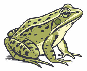 High-Quality Frog Close-Up: Perfect for AI Design, Art Inspiration, and Nature Projects.