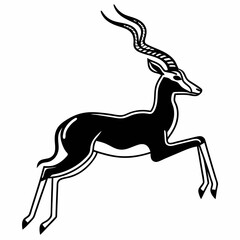 christmas deer with ribbon