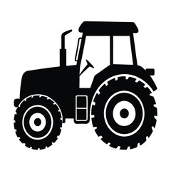 tractor isolated on white background