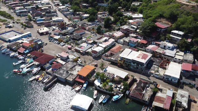 Drone Aerial View of Mochima Village and National Park, Venezuela &ndash; Stunning Bays and Turquoise Waters
