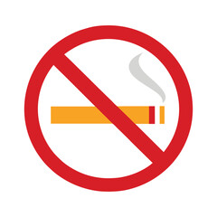 no smoking sign isolated