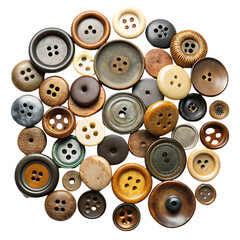 set of buttons