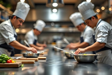 chef in restaurant