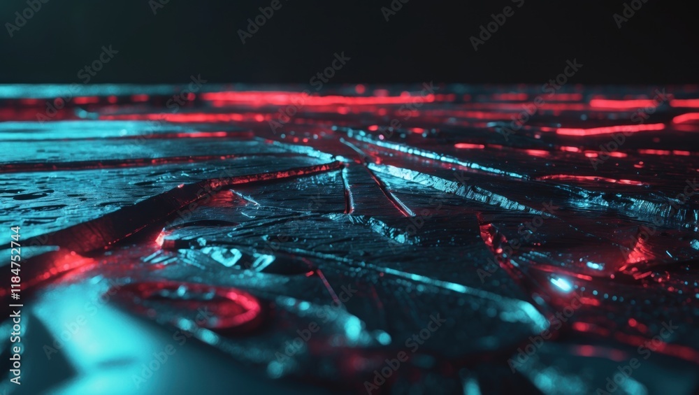 Canvas Prints sci-fi style surface