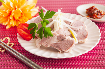 炊飯器で韓国風　ポッサム