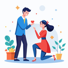 Propose Day white background