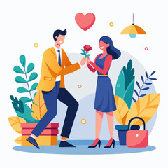 Propose Day white background