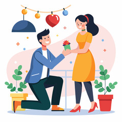 Propose Day white background