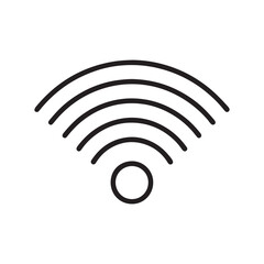 Wi-Fi Signal Icon - Wireless Network Connectivity Symbol