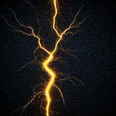 lightning in the night sky
