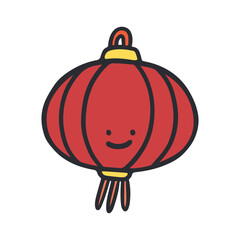 Hand drawn Chinese New Year symbol icon