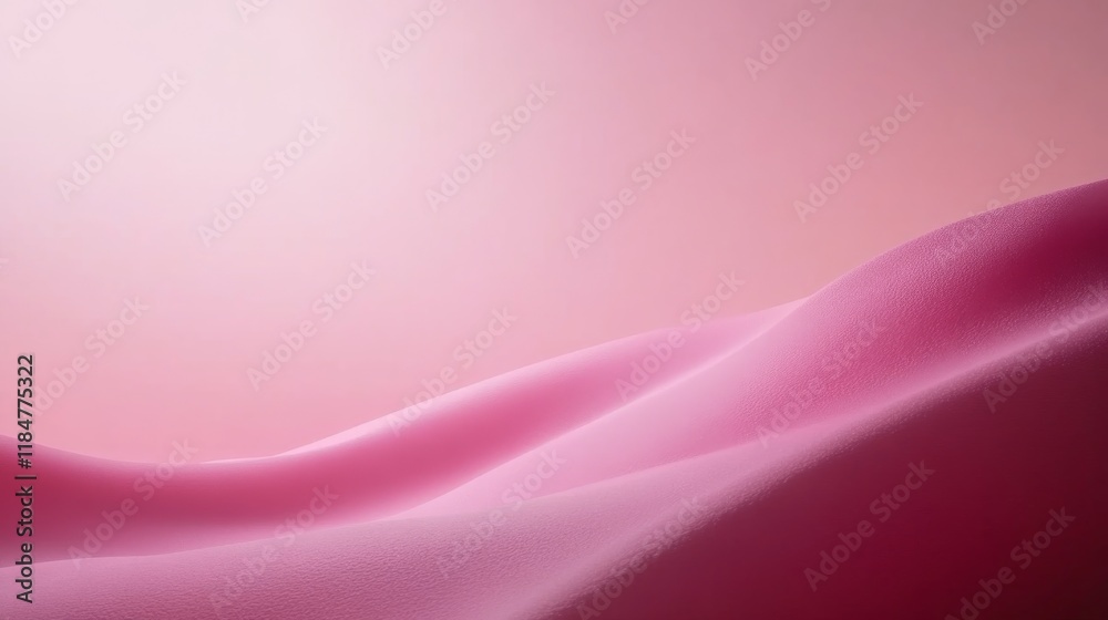 Poster majestic snowy mountains bask in the first light of dawn, as soft pink hues create a serene and beau