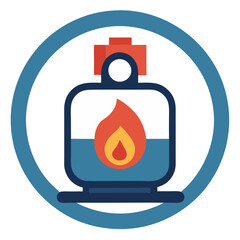 Obraz premium gas icon design