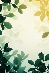 soothing gradient blending shades of green and yellow evoking natural sunlight filtering through foliage