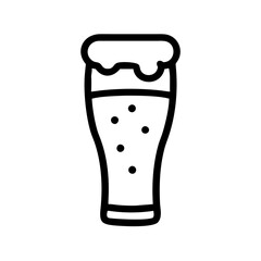 beer glass icon design
