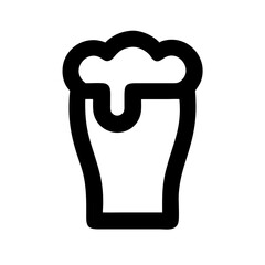 beer glass icon design