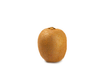 Kiwi isolated on white background. Whole fruit and slices pieces of kiwi on white background. fresh...