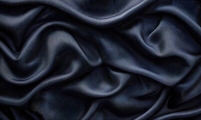 Obraz premium Highlight the texture of black fabric with backlighting to reveal a subtle pattern and gradient